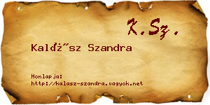 Kalász Szandra névjegykártya